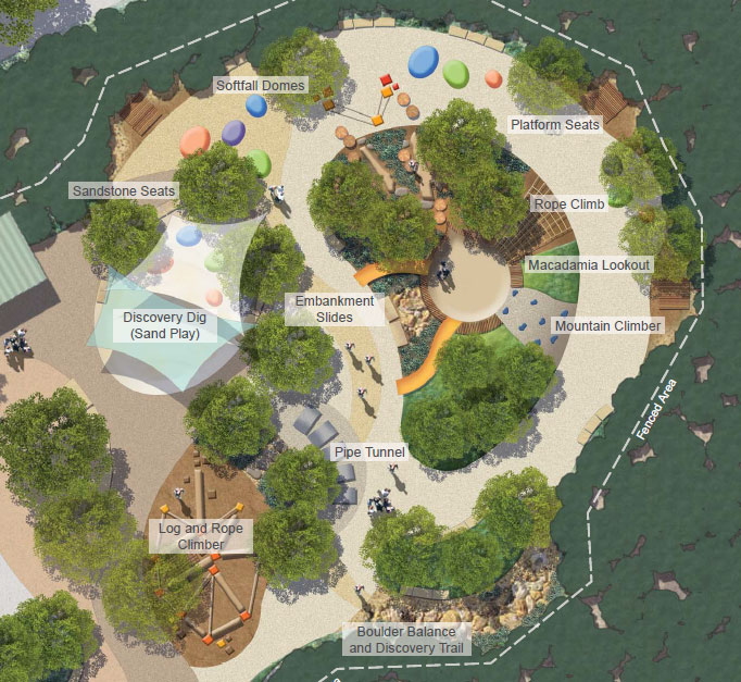 Nature based playground design
